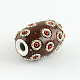 Oval Handmade Indonesia Beads IPDL-S042-03-2