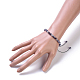 Adjustable Glass Braided Bead Bracelets BJEW-JB04421-02-4