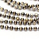 Brass Faceted Ball Chains CHC-M016-03-2