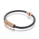 Leather Cord Bracelets BJEW-P247-D-3
