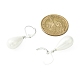 Dyed Shell Teardrop Earrings EJEW-R065-04-3