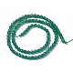 Natürliche grüne Onyx Achat Perlen Stränge G-F596-12B-2mm-2