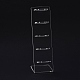 Transparent Acrylic Earrings Display Stands EDIS-G014-04-3