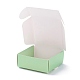 創造的な折りたたみ結婚式のキャンディー厚紙箱  小さな紙のギフトボックス  手作り石鹸と装身具用  フラミンゴ模様  7.7x7.6x3.1cm  展開：24x20x0.05cm CON-I011-01B-6