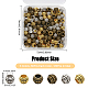 Chgcraft 180 pz 3 colori perline europee in lega di zinco stile tibetano FIND-CA0006-27-2