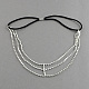Diadema de cadena de cabeza de metal de moda para mujer de nuevo diseño OHAR-R150-19-2