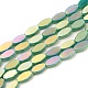 Chapelets de perles en verre opaque électrolytique EGLA-J150-A-FR09-1