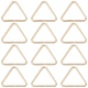 Anillo de eslabones triangulares de latón de sunnyclue FIND-SC0006-42-1