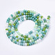 Chapelets de perles en verre opaques GLAA-T006-07-A02-2
