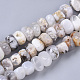Chapelets de perles en agate blanche naturelle G-S364-032-1