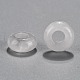 Cuentas europeas de cristal de cuarzo natural. X-G-G740-12x6mm-30-3