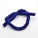 Synthetic Lapis Lazuli Beads Strands G-M169-12x4mm-07-2