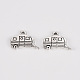 Tibetan Style Alloy Charms TIBE-N010-57AS-RS-1