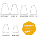 Benecreat 25 шт. мешковины из мешковины с шнурком подарочные пакеты сумка для ювелирных изделий для свадебной вечеринки и поделок - 3.5 x 2.8 дюйма ABAG-BC0001-05A-9x7-6