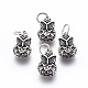 Thai Sterling Silver Charms STER-G029-85AS-1