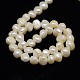 Grade A Natural Cultured Freshwater Pearl Beads Strands PEAR-L001-B-01-3