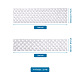 2 Rollen 2 Größen elastisches Polyesterband EW-TA0001-02A-7
