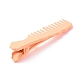 Fermagli per capelli in coccodrillo in ferro verniciato a spruzzo a forma di pettine per ragazze PHAR-A011-18-4