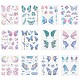 Gorgecraft 12 Sheets 12 Style Butterfly Theme Cool Sexy Body Art Removable Temporary Tattoos Paper Stickers MRMJ-GF0001-37-1