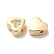 Perle in ottone placcato oro 18k reale KK-H455-09G-01-2