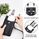 WADORN PU Leather Small Crossbody Bag Cell Phone Case Wallet AJEW-WH0304-70-3