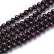Chapelets de perles en pierre de sang naturelle X-G-R411-06-4mm-1
