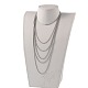 304 Stainless Steel Tiered Necklaces NJEW-JN01356-4