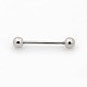 316L Surgical Stainless Steel Tongue Rings AJEW-P002-02-2