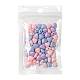 80pcs 4 couleurs perles acryliques opaques MACR-FS0001-02-8