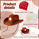 Set di accessori da cowboy western cosplay AJEW-FG0003-10-4