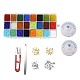 Kits de conjuntos de joyas elásticas de diy DIY-SZ0001-27-1