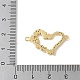 Подвески-сердечки с микропаве из латуни и кубическим цирконием KK-A252-28G-05-3