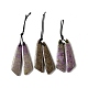 Подвески из натурального стихтита G-L617-H07-10x40mm-1