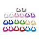 Boucles d'oreilles triangle en acrylique EJEW-P251-06-1