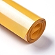 光沢のある熱伝達  衣服用伝熱ビニール  ゴールド  20x0.02cm  100cm /ロール DIY-WH0156-95B-2
