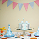 Superfindings boîte à bonbons couronne bleue avec couvercle boîte à dragées en plastique pour fête prénatale récipient à chocolat transparent boîte de rangement ronde 12 ensemble pour la maison mariage noël fête d'anniversaire décoration AJEW-WH0033-08A-4