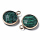 Synthetic Malachite Charms G-Q998-026D-3