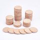 HOBBIESAY 50Pcs 30.5mm Blank Natural Beech Wood Slices Log Color Flat Round Wooden Discs 3.5mm Thick Without Textures Smooth Unfinished Wooden Circle Tags for Arts Crafts Paint Projects WOOD-HY0001-01-5