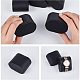 FINGERINSPIRE 10 Pieces PU Leather Bracelet Watch Pillow Black Jewelry Display Stand(2.7x2.1x1.8inch) for Watch Box Jewelry Display Storage Case AJEW-FG0001-07-4