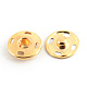 Brass Sewing Snap Button SNAP-R023-17mm-G-2