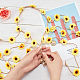 Tissu tournesol hippie bandeau floral couronne OHAR-WH0011-12A-3