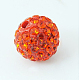 Perles de boule pavé disco  RB-H258-8MM-236-1