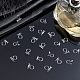 arricraft 80 Pcs 8 Styles Resin Earring Components Clear Clip-on Earring Converter Clip-on Earring Findings for DIY Non Pierced Earring Making Supplies FIND-AR0002-49-5