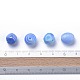 チェコガラスビーズ  ナゲット  ブルー  9~11x9~10x7~10mm  穴：1~1.2mm  約120個/袋 GLAA-O018-02-3
