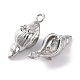 Латунные подвески с прозрачными кубическими цирконами KK-S403-06P-2