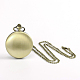 Rondes alliage quartz montres de poche plats WACH-N039-04AB-A-3