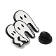 Хэллоуин забавные эмалированные булавки с призраками JEWB-P030-B02-3