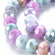 Opaque Baking Painted Glass Beads Strands X-EGLA-N006-006I-3
