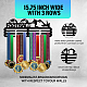 Спортивная тема железная вешалка для медалей настенная стойка для дисплея ODIS-WH0021-690-3