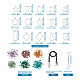 DIY uv / résine époxy collier pendentif faisant des kits DIY-TA0008-72-6